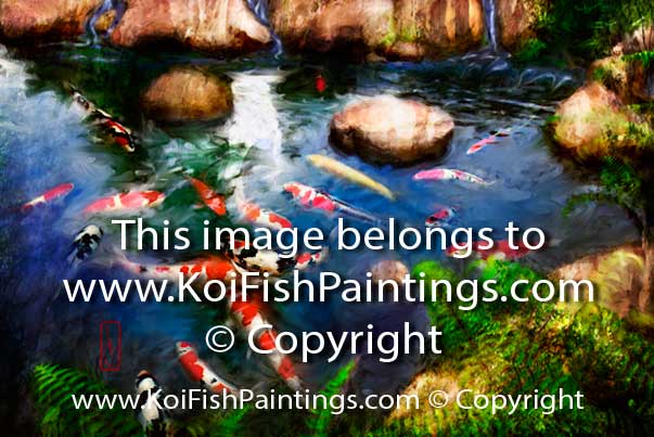 18 Koi Fish Paintings for Good Fortune